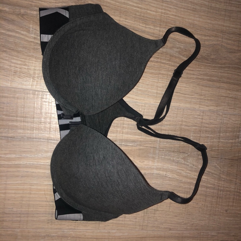 Pink Razorback Push-Up Bra